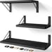 Wall Shelves for Bedroom Decor, Floating Shelves for Wall Storage, Set of 3