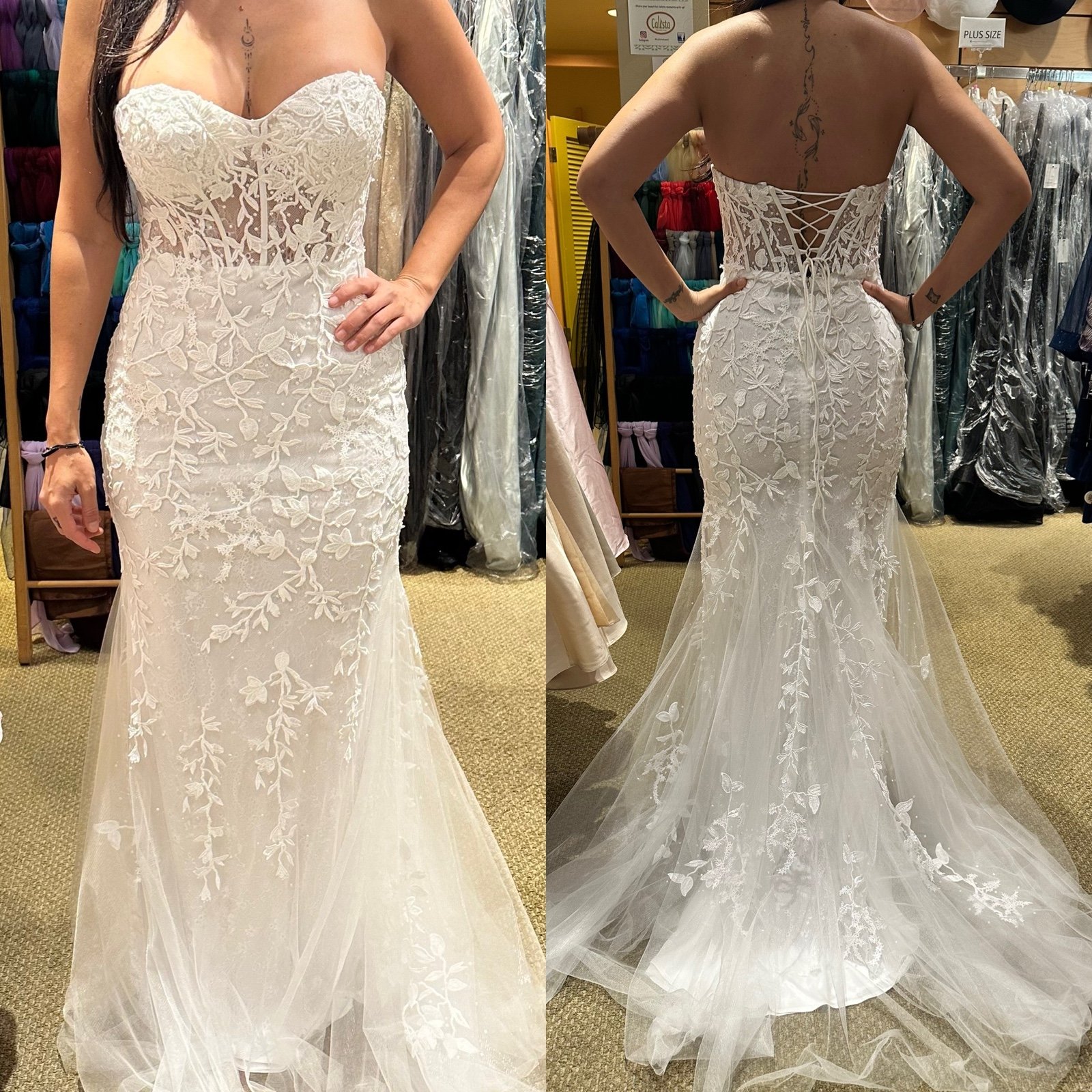 White wedding/pageant dress