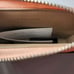 NWT 6303 Coach Zip Card Case With Chain Leather Faded Blush