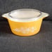 Pyrex Butterfly Gold 474-B Casserole Dish w/Lid 2nd Edition
