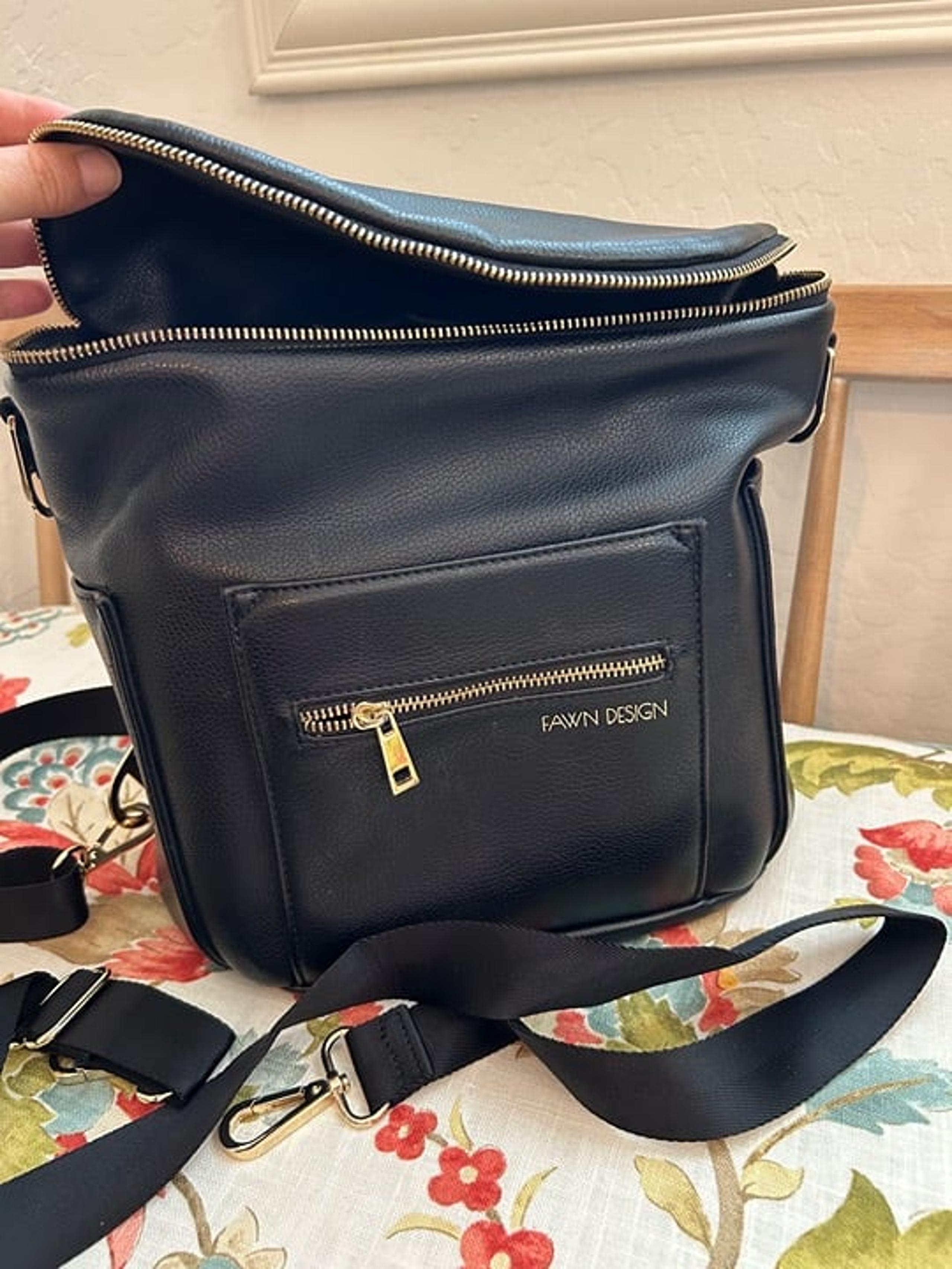 Fawn Design Mini Diaper Bag, Black