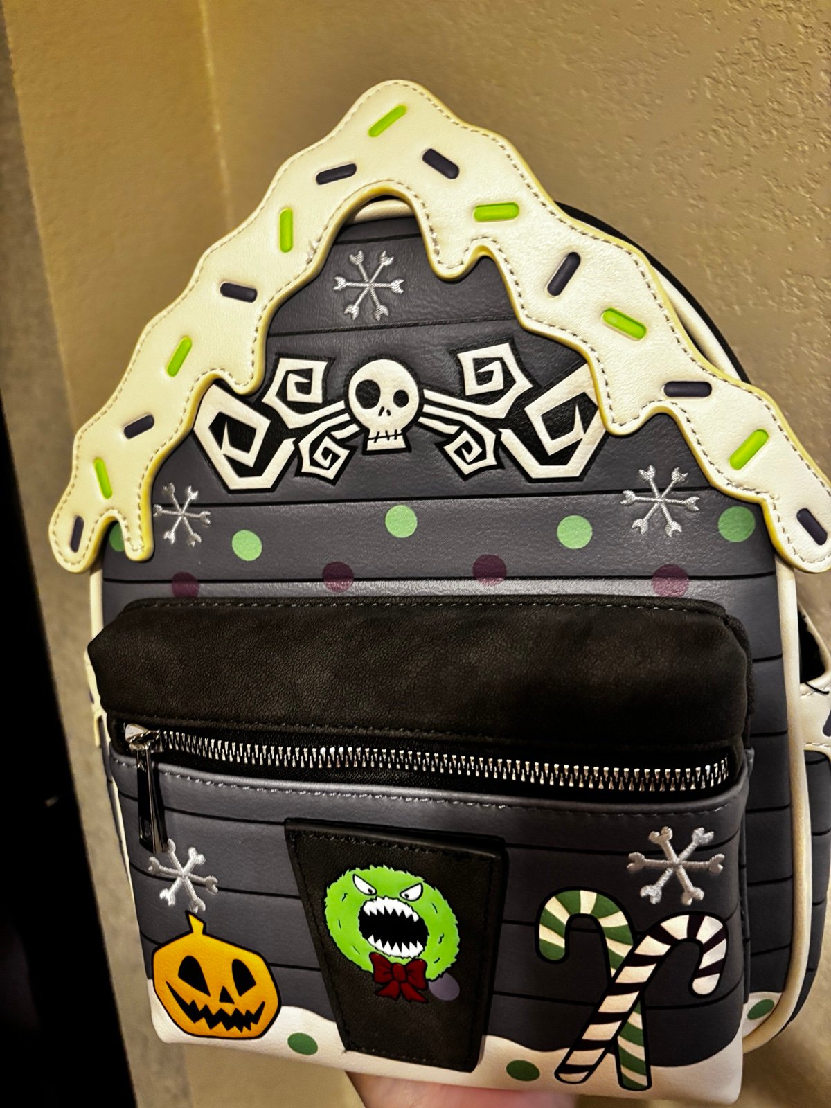 Backpack Nightmare before Christmas gingerbread house mini backpack her universe
