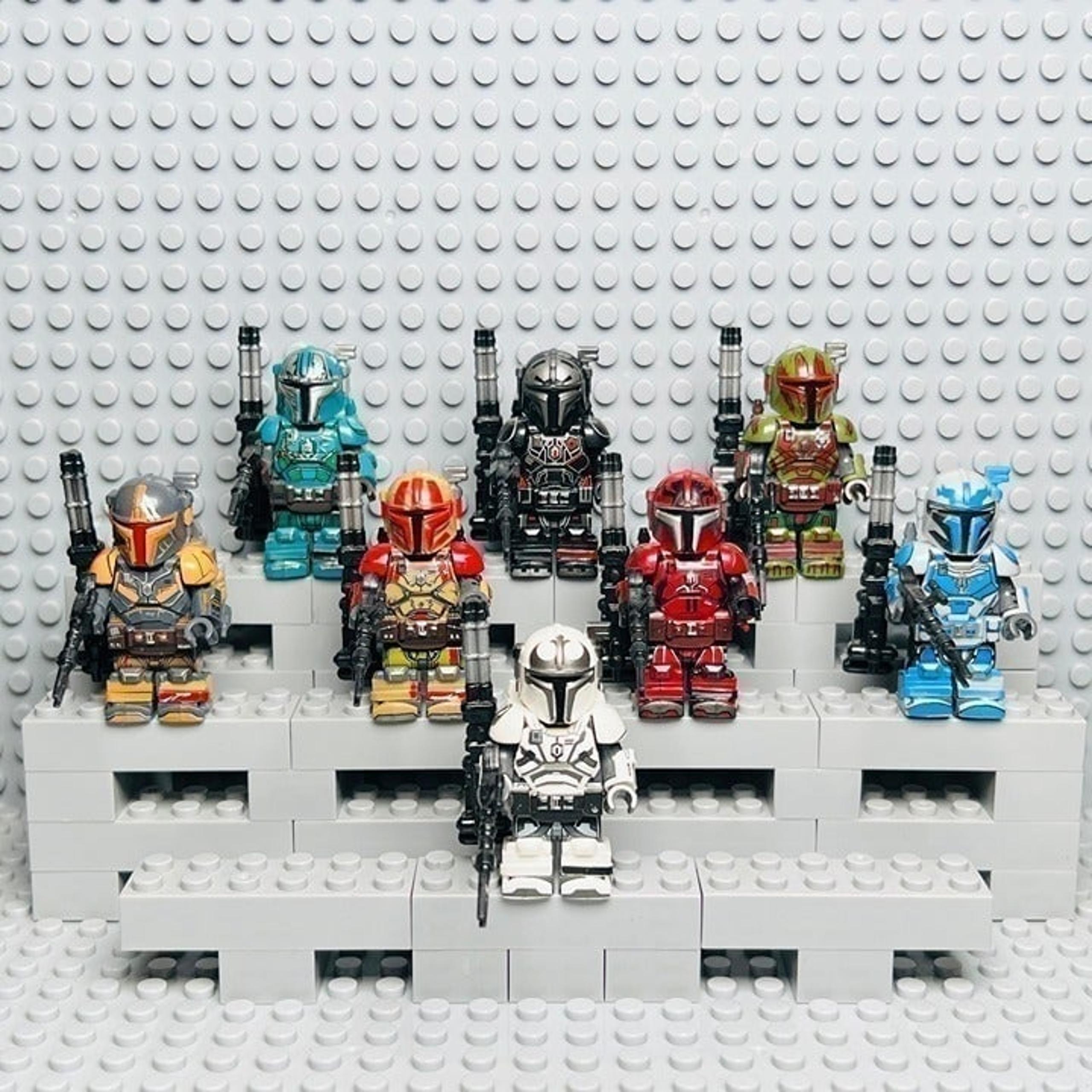 Star Wars Heavy Infantry Mandalorian Custom Minifigures Lot of 8