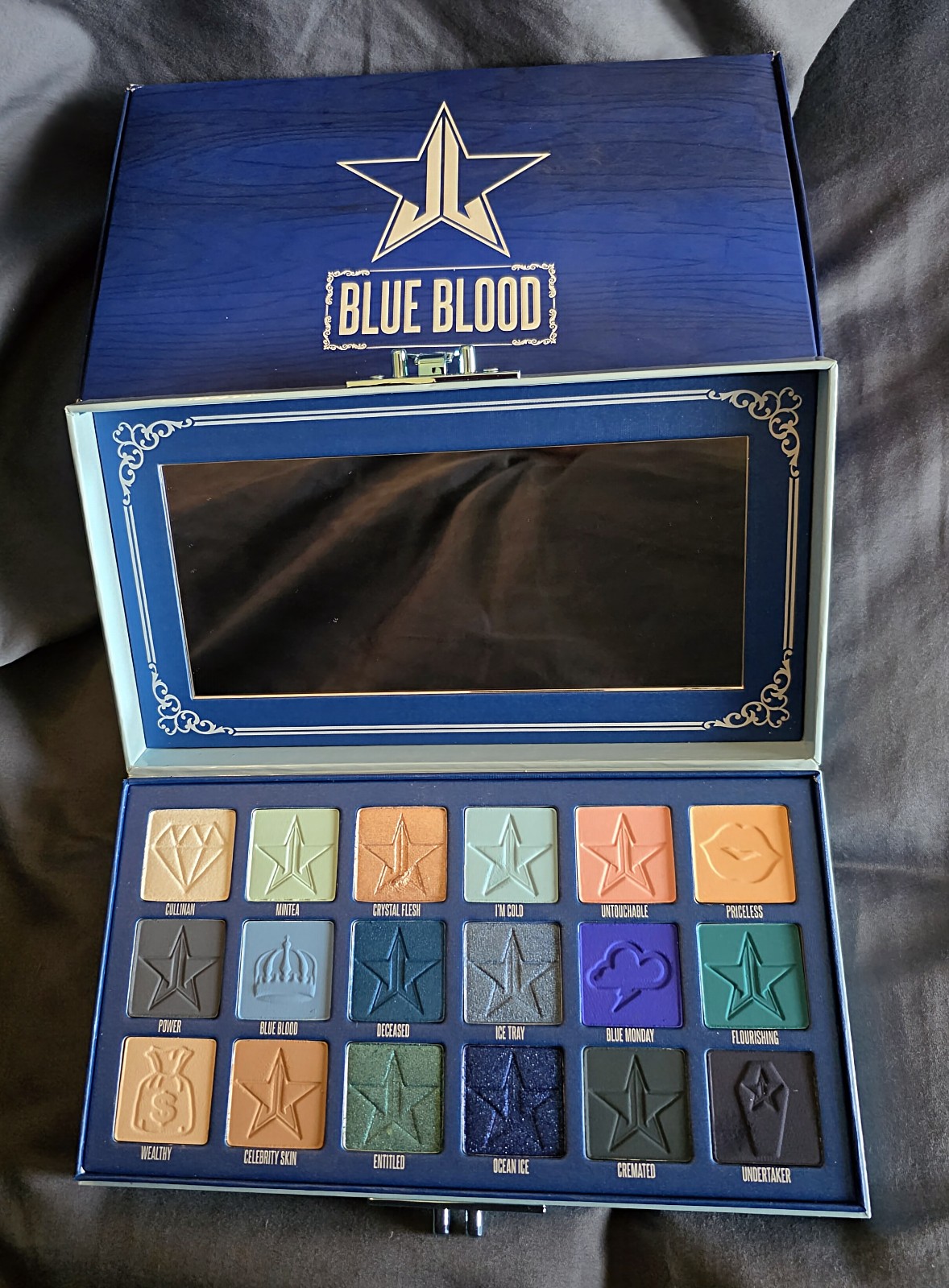 BNIB Jeffree Star Cosmetics Blue Blood Eyeshadow Palette