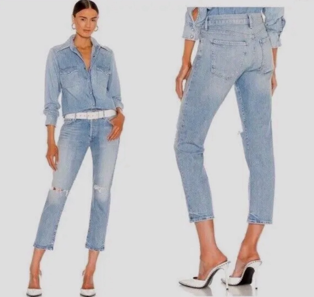 Women’s CITIZENS OF HUMANITY Emerson Slim Boyfriend Fit in Sugarcoat Size 24