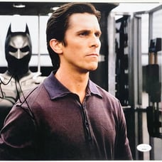 Christian Bale Signed The Dark Knight 11x14 Photo A Autograph Batman JSA COA