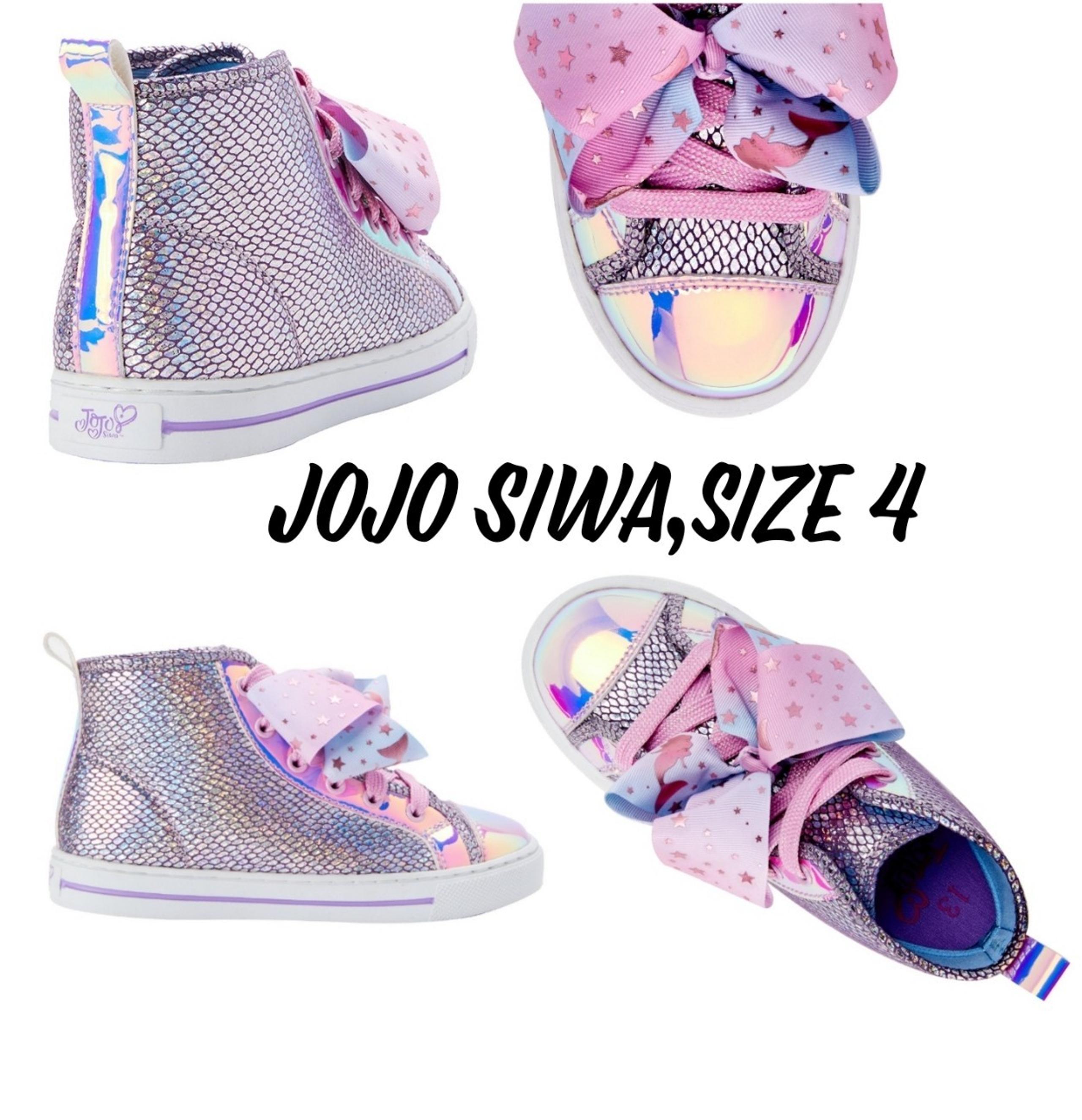 Jojo Siwa Mermaid Bow Scales High-Top Sneaker
