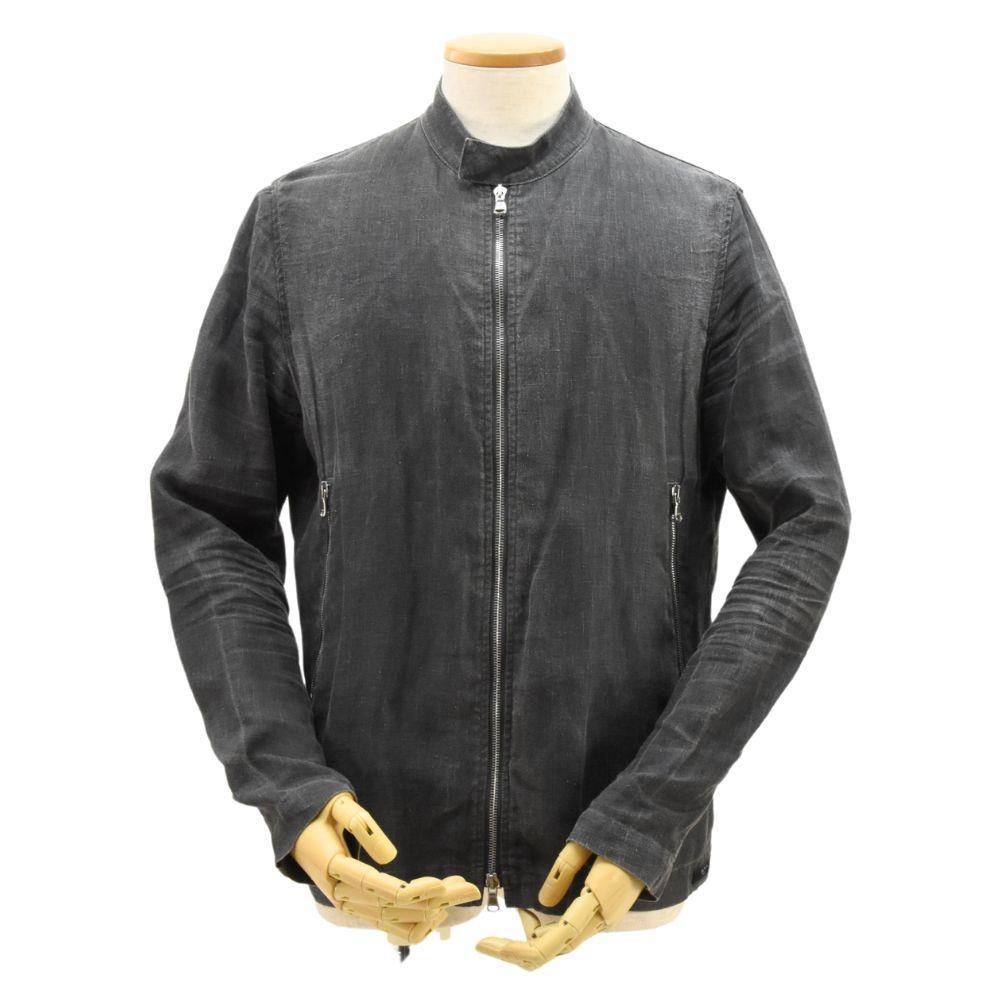 TATRAS◇Washed Linen Riders Blouson◇03(L)◇Gray◇Spring/Summer