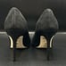 Stuart Weitzman Stuart Power 85 Black Suede Stiletto Pumps Women's Size 5B