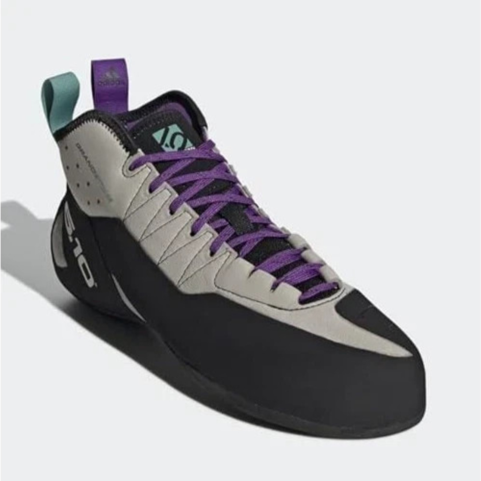 adidas 5.10 Five Ten Grandstone Mens Size 9.5 Climbing Shoes Black Purple NEW