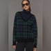 Beach Riot Joey Sweater Wintergreen Plaid XL