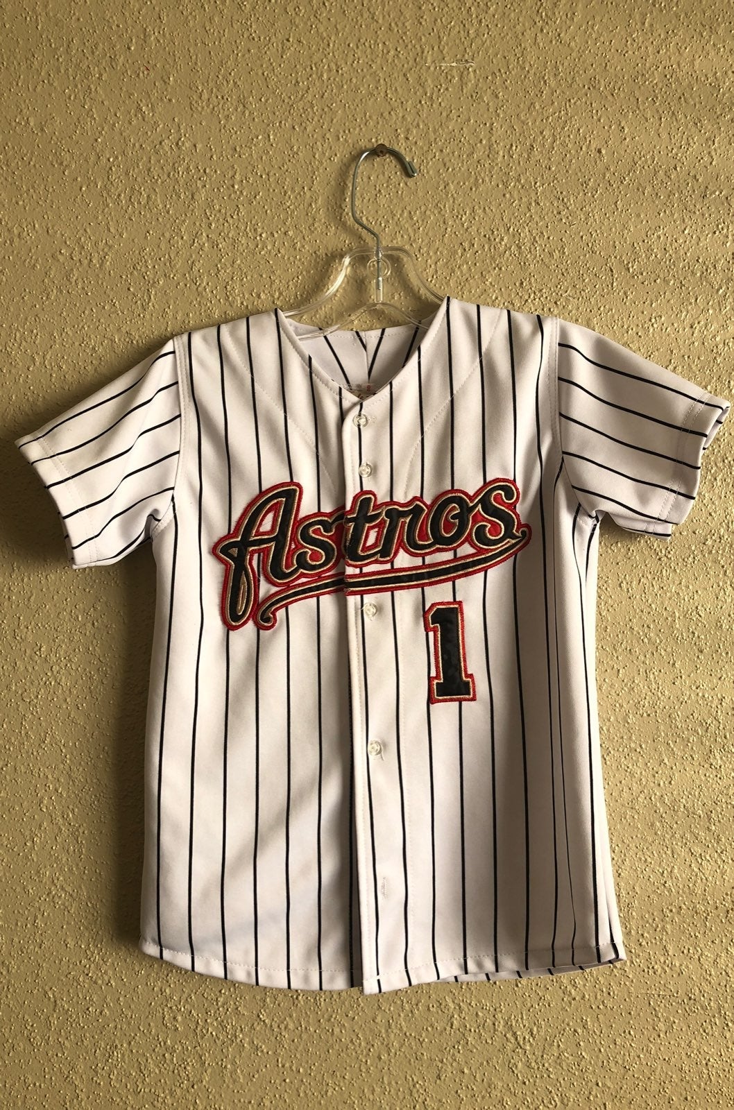 MLBBoy(8)Astros#1MedinaSewnButtonUpJerse