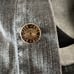 KILL CITY Fringe Denim Jacket XS Dark Gray
