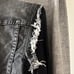 KILL CITY Fringe Denim Jacket XS Dark Gray
