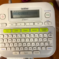 Brother P-Touch PT-D210 Handheld Label Maker Tested Works not original cord but