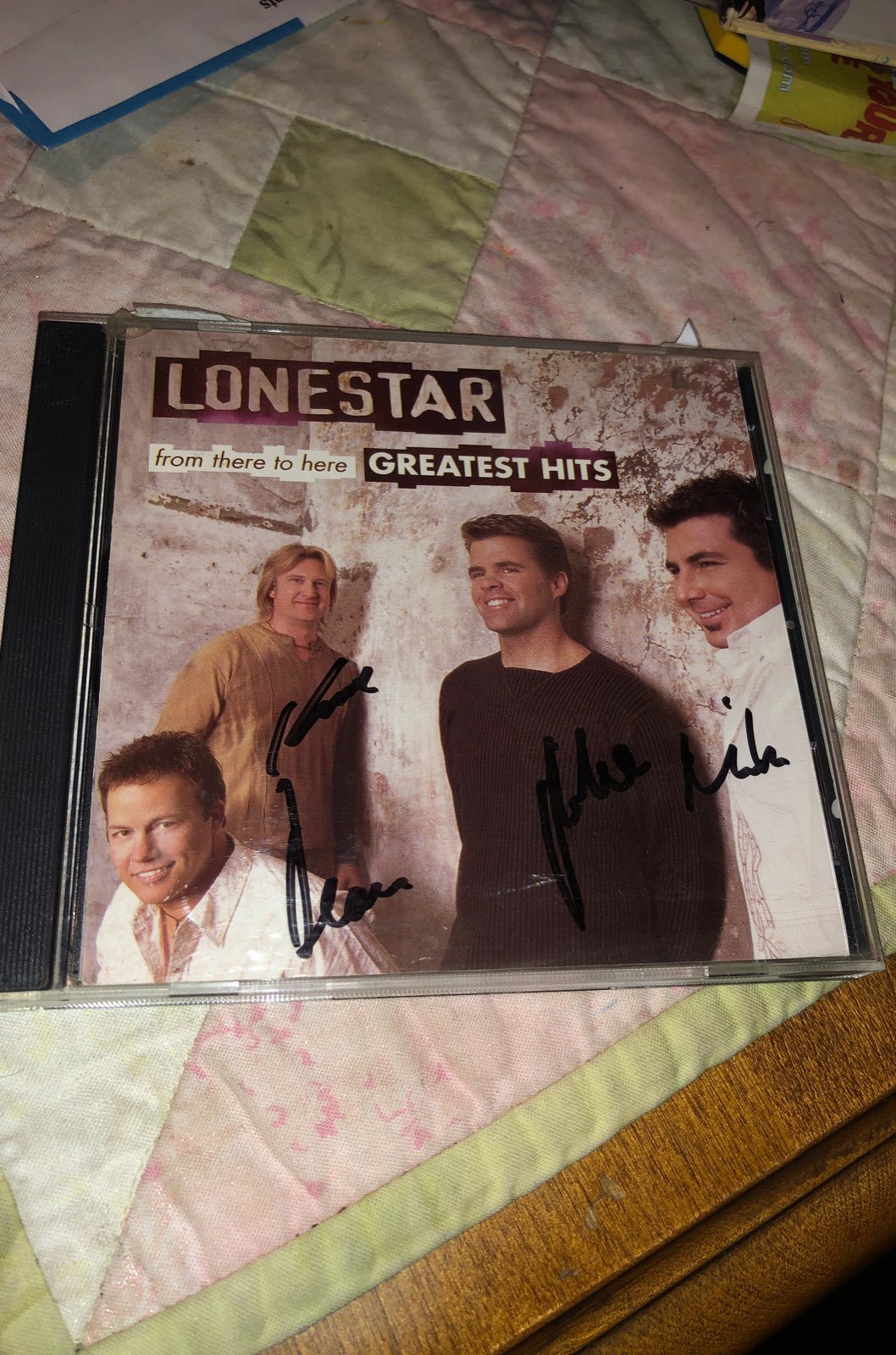 LONESTAR GREATEST HITS SIGNED 4X CD