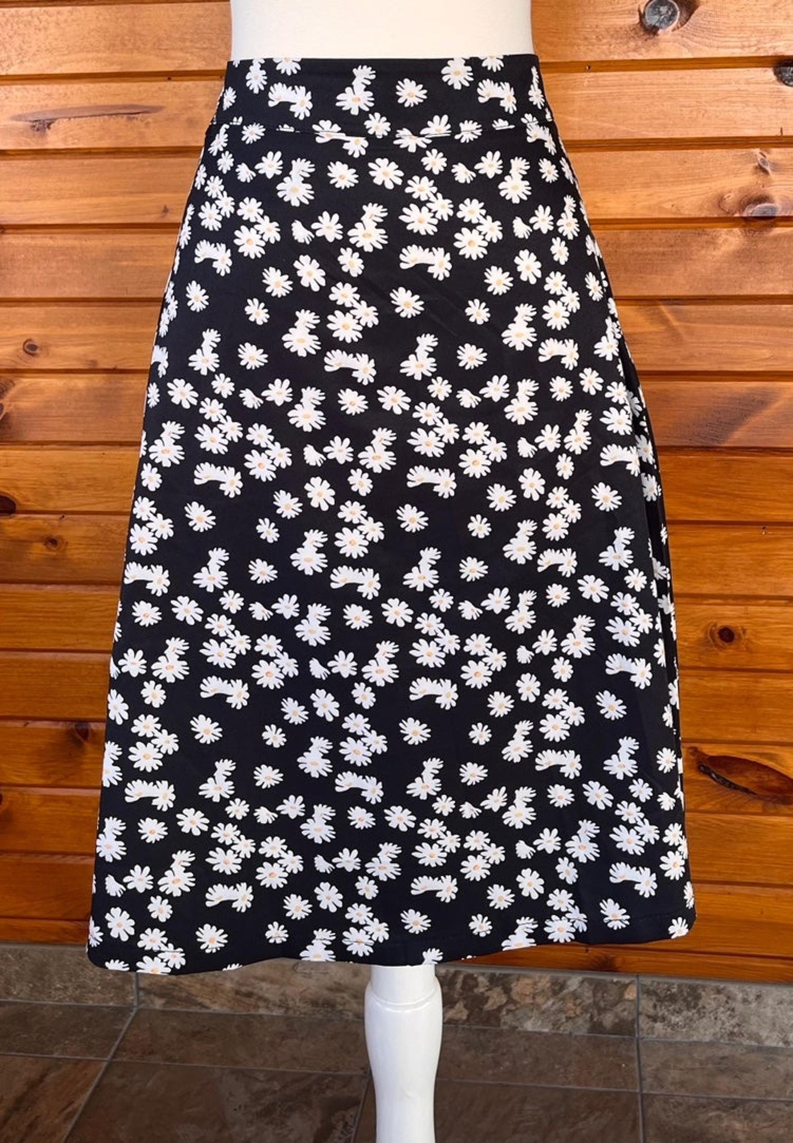 SHEIN High Waist Allover Floral A-Line Skirt