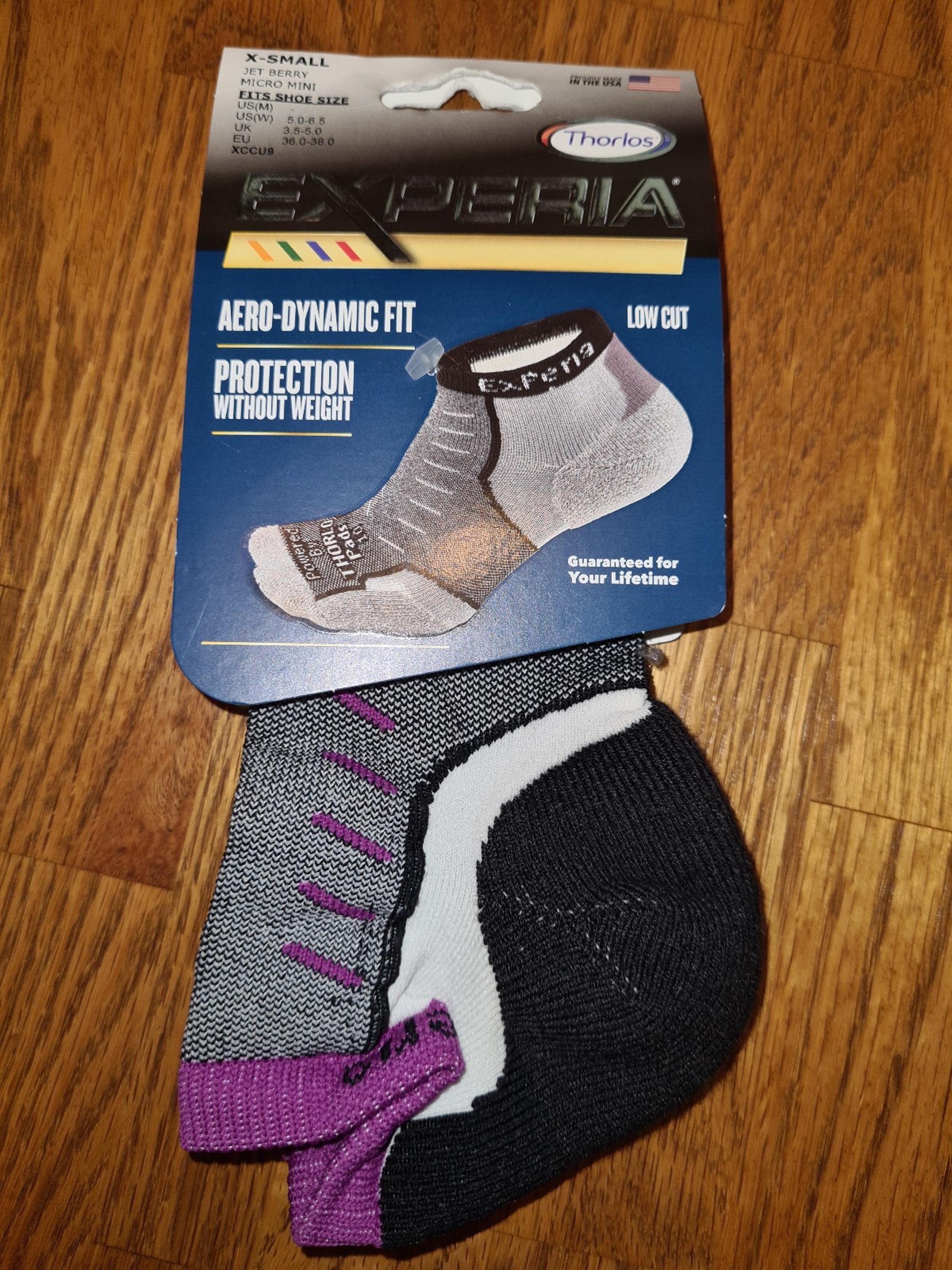 NWT Ladies Thorlos Experia Running Socks XS