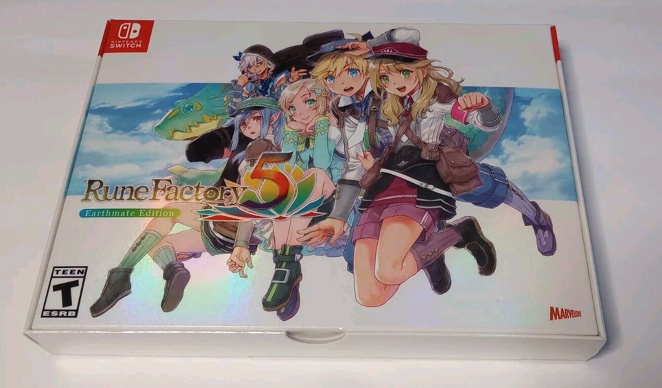 Rune Factory 5 Earthmate Edition Switch NEW