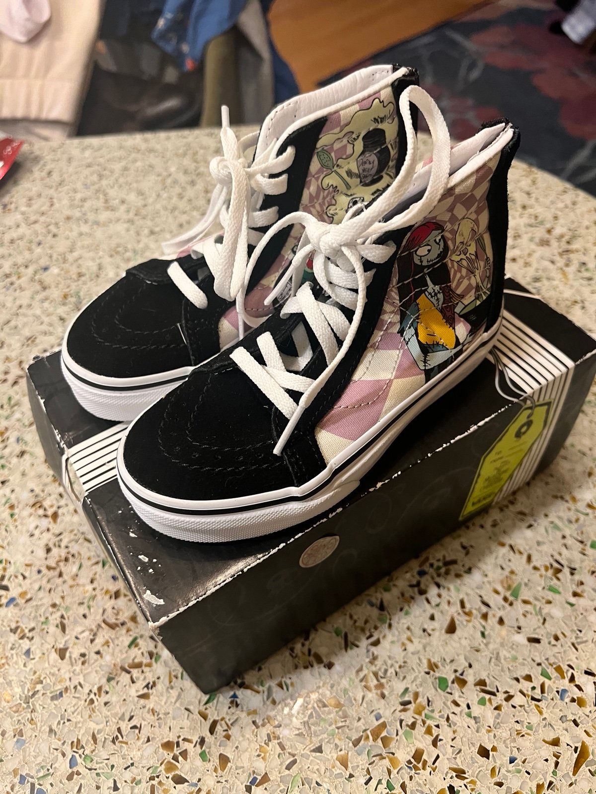 Limited Edition Nightmare Before Christmas High Top Vans Kids Sz 11 NWT MSRP75
