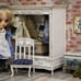 Handmade opened Alice's trunk, Alice's world, Miniature 1:6 scale 12inch 30 cm