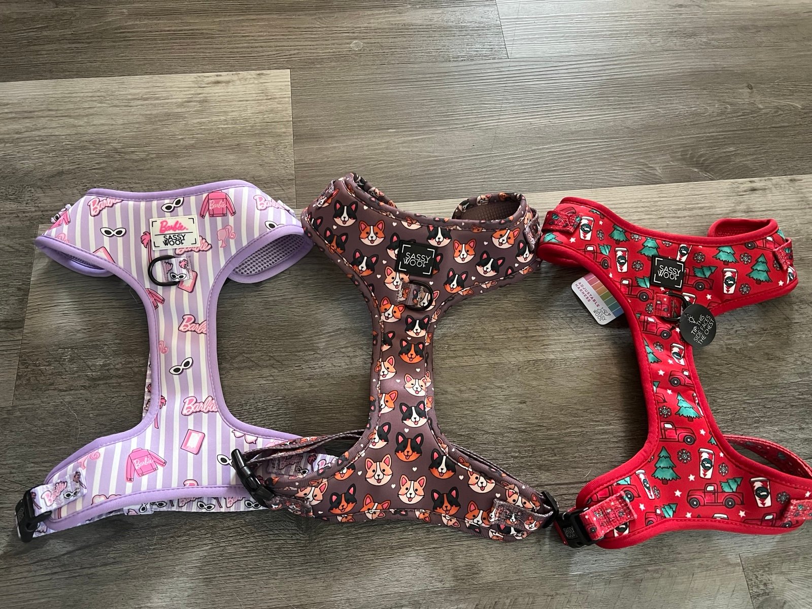 Sassy Woof dog harnesses size L new