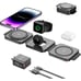 3 in 1 Wireless Charging Station, BOCLOUD Fast Mag-Safe Charger Stand [Portable