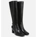 Naturalizer Women's Waylon Knee High Boots Black 7.5M Faux Leather Block Heel