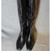 Naturalizer Women's Waylon Knee High Boots Black 7.5M Faux Leather Block Heel