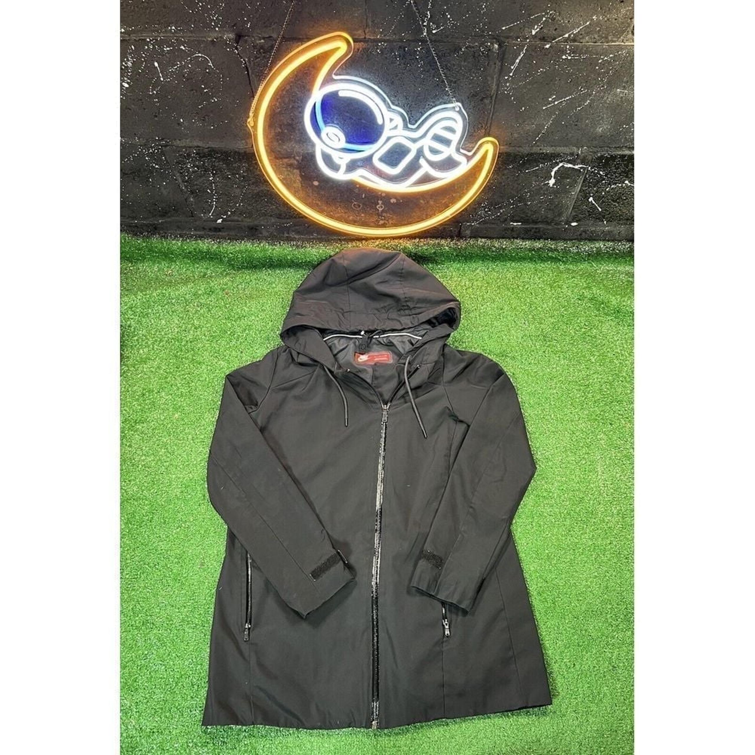 Nike Tech Women's Uptown 3 in 1 Short Parka Black Jacket Size Small 683932-010