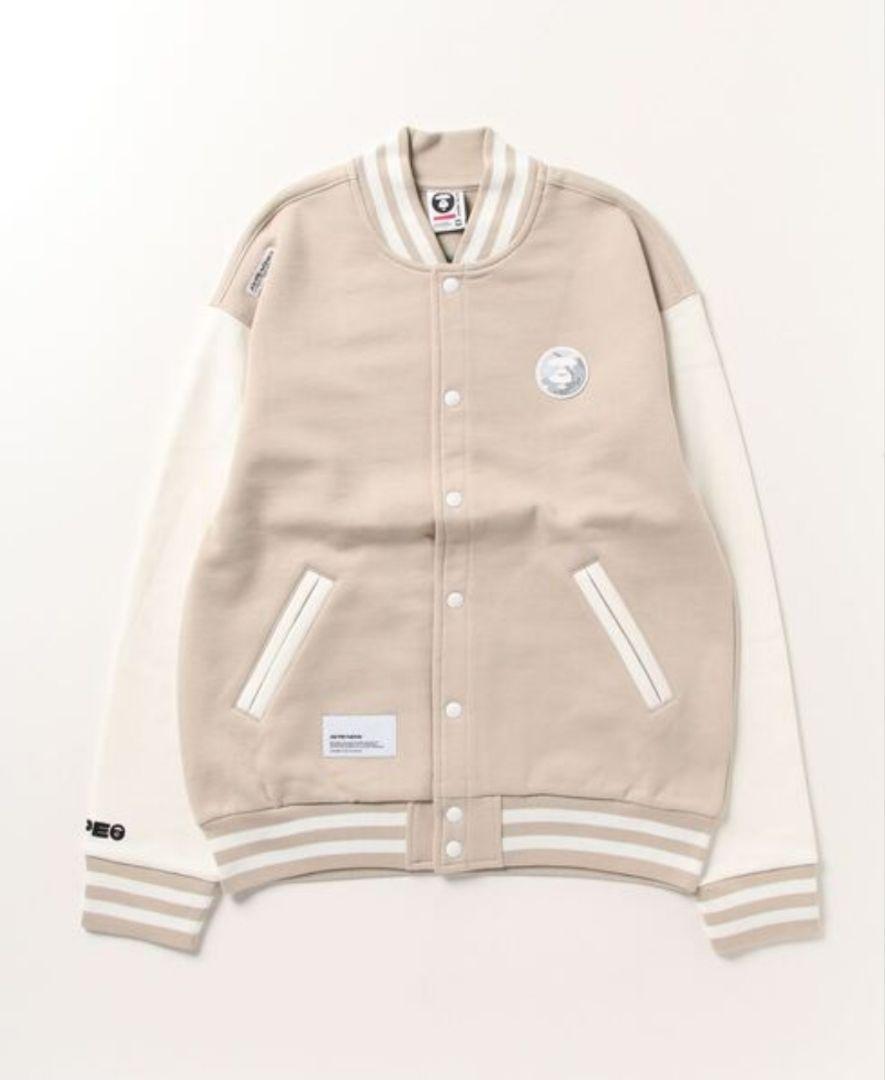 Excellent Condition AAPE NOW SWEAT VARSITY JACKET