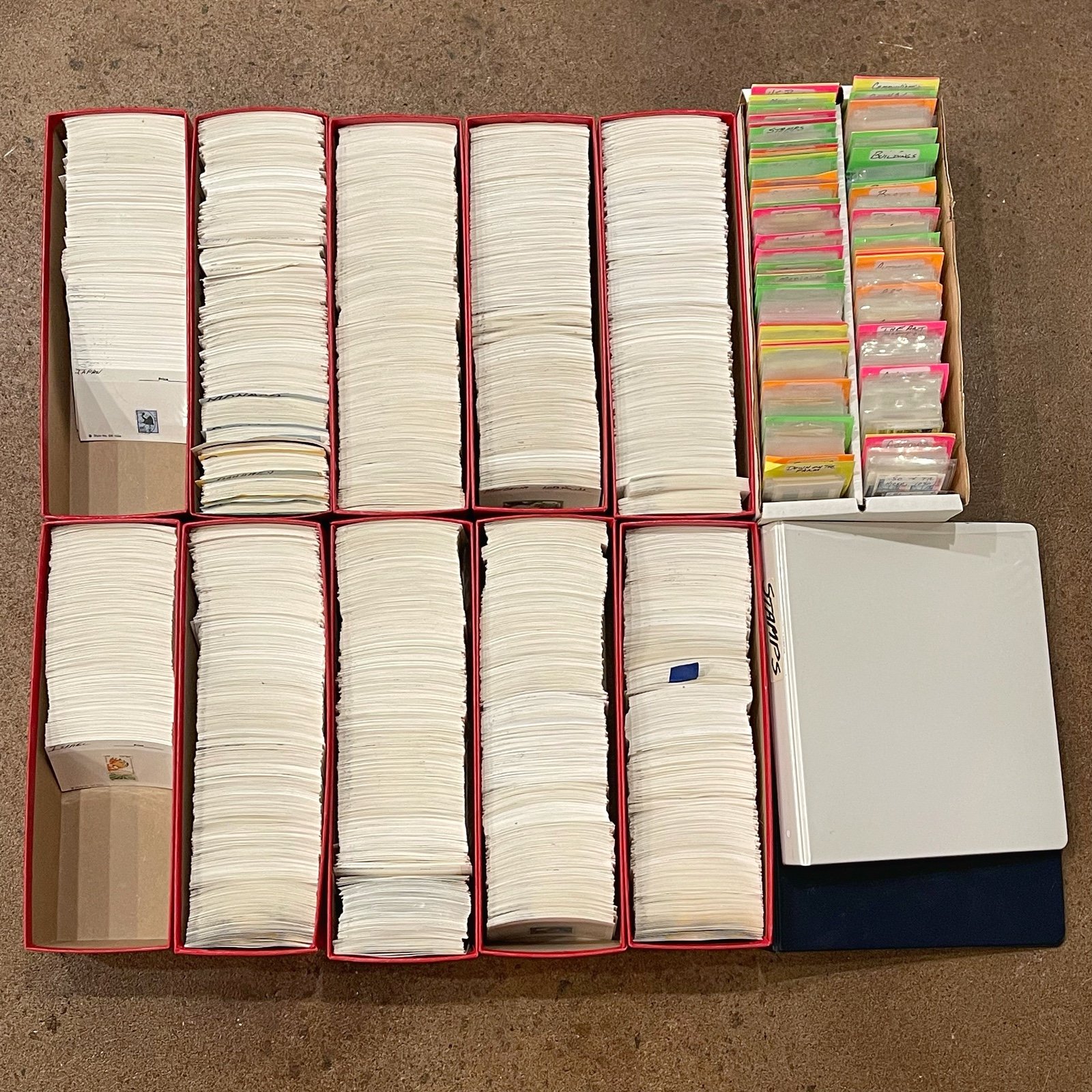 Vintage Postage Stamp Estate Collection LOT 49lbs Germany USA Malta Italy RARE +