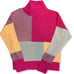 525 America Mock Neck Colorblock Sweater Size Small New