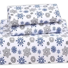 RUVANTI 100% Cotton 3 Pcs Flannel Sheet Set Twin