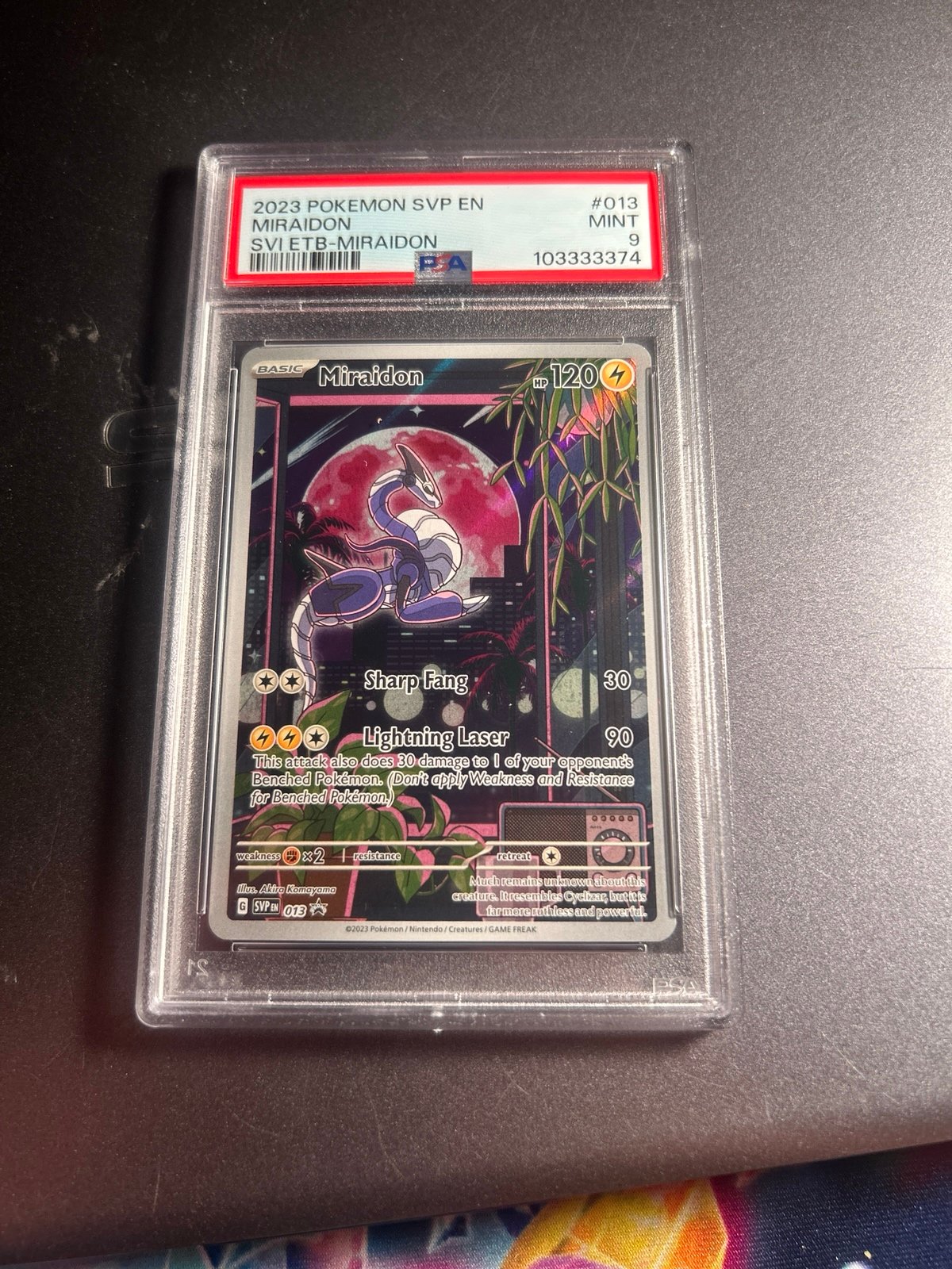PSA 9 miraidon Single Cards