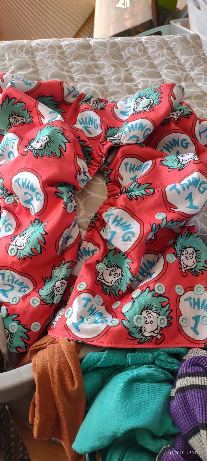 Thing 1 thing 2 cloth diapers