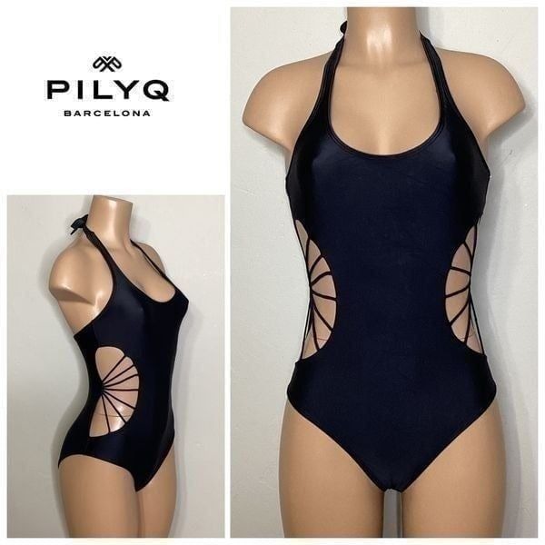 New. Pilyq black cut out one piece. Runs small