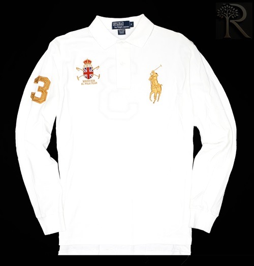 NWT Polo Ralph Lauren Men Big Pony Polo Shirt MMIX MERCER, #3 EDITION White S