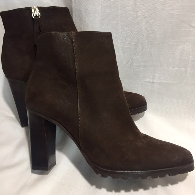 Massimo Dutti brown leather Boots 9