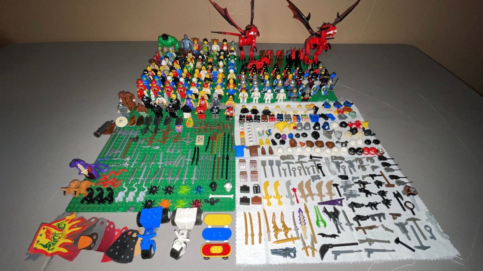 HUGE Assorted LEGO Minifigures, Parts & Accessories Lot