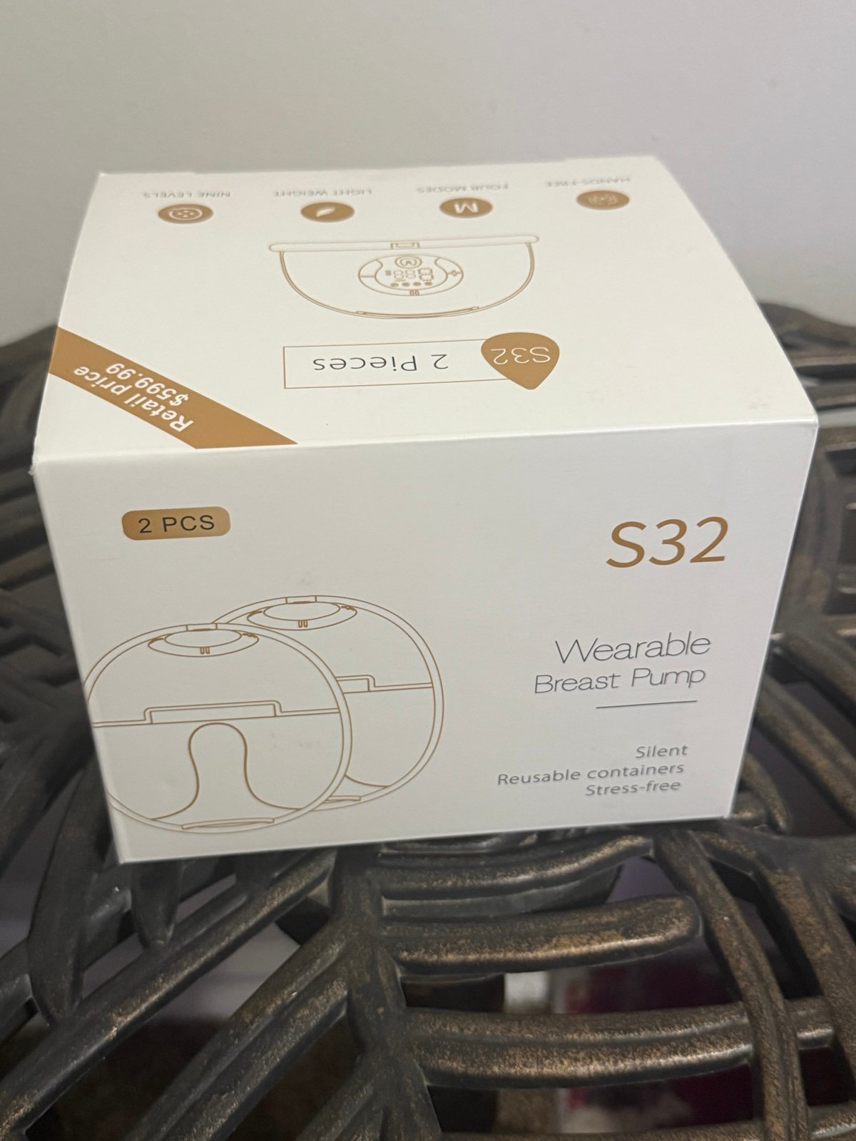 Wearable Breast Pump 2-Piece Set