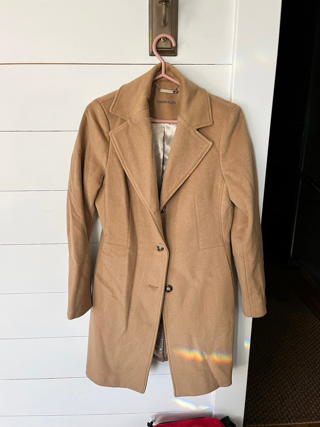 Calvin Klein Camel Coat