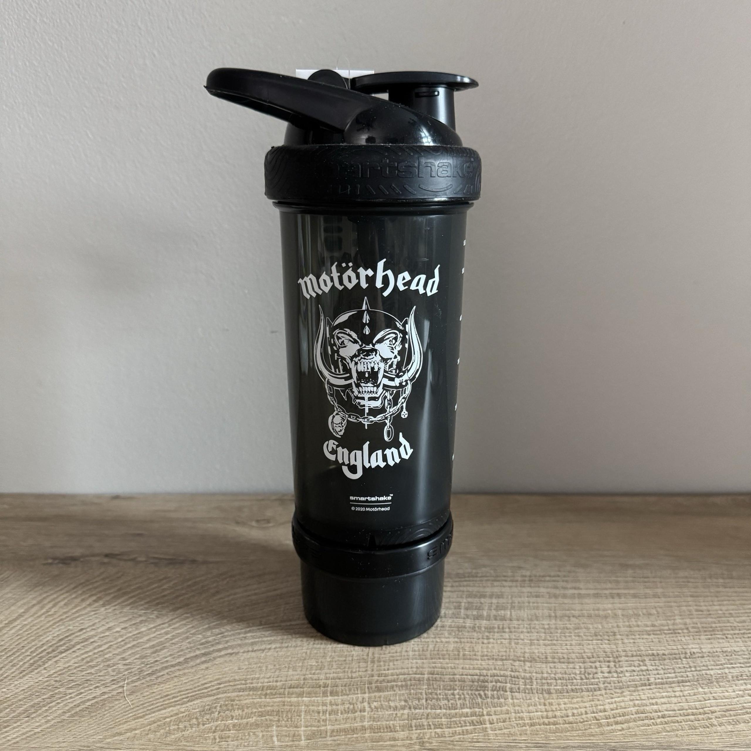 Motorhead I Was Made For Lovin ' You Smartshake Protein Water Shaker Bottle New