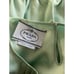 Prada aqua pleated mini dress size 6-8 Eu 44 elastic waist cap sleeves