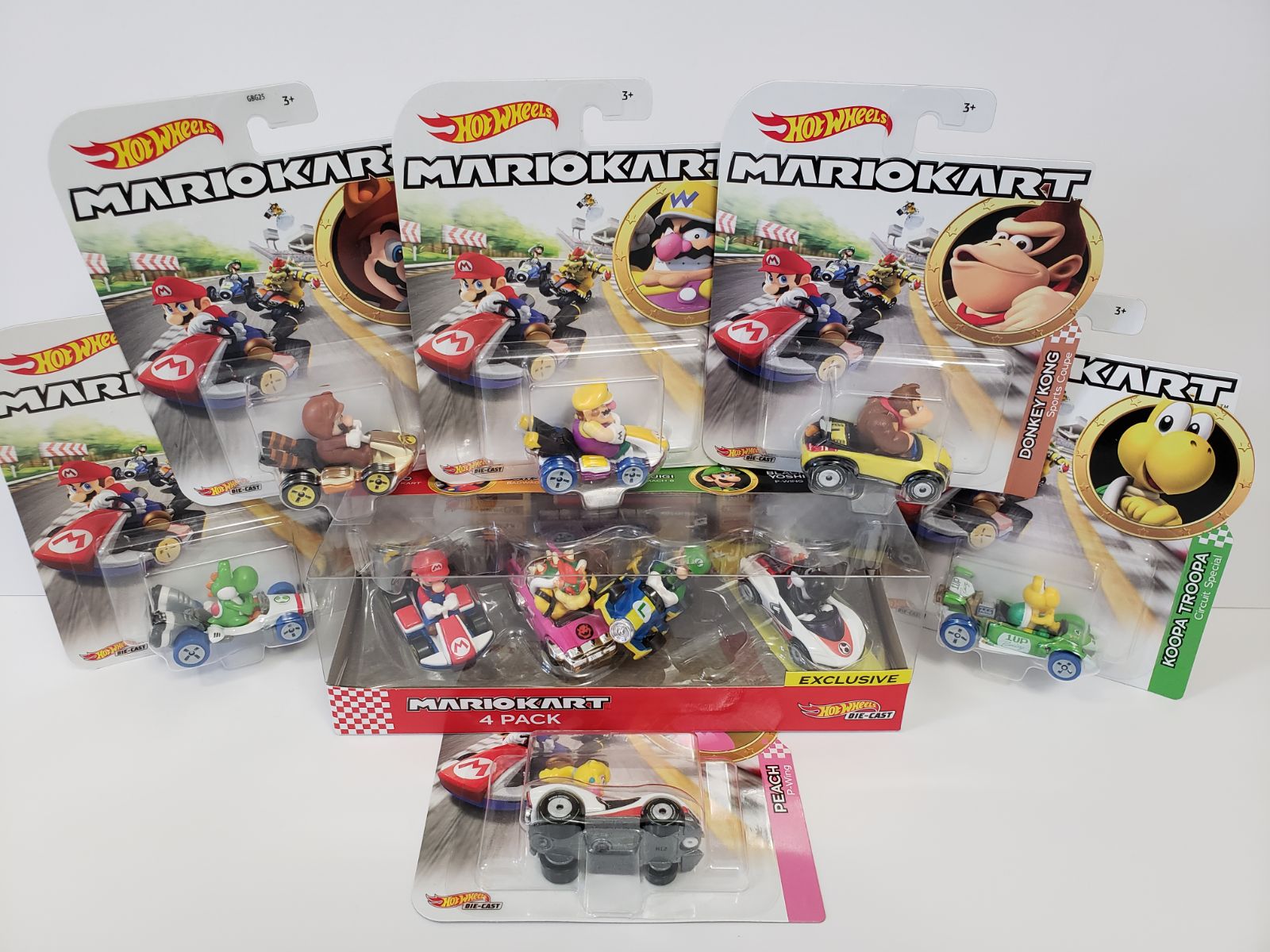 Hot Wheels - Mario Kart - Mario - Theatrical Version - Chase- 2023 -  Mint/NrMint Ships Bubble Wrapped in a Box