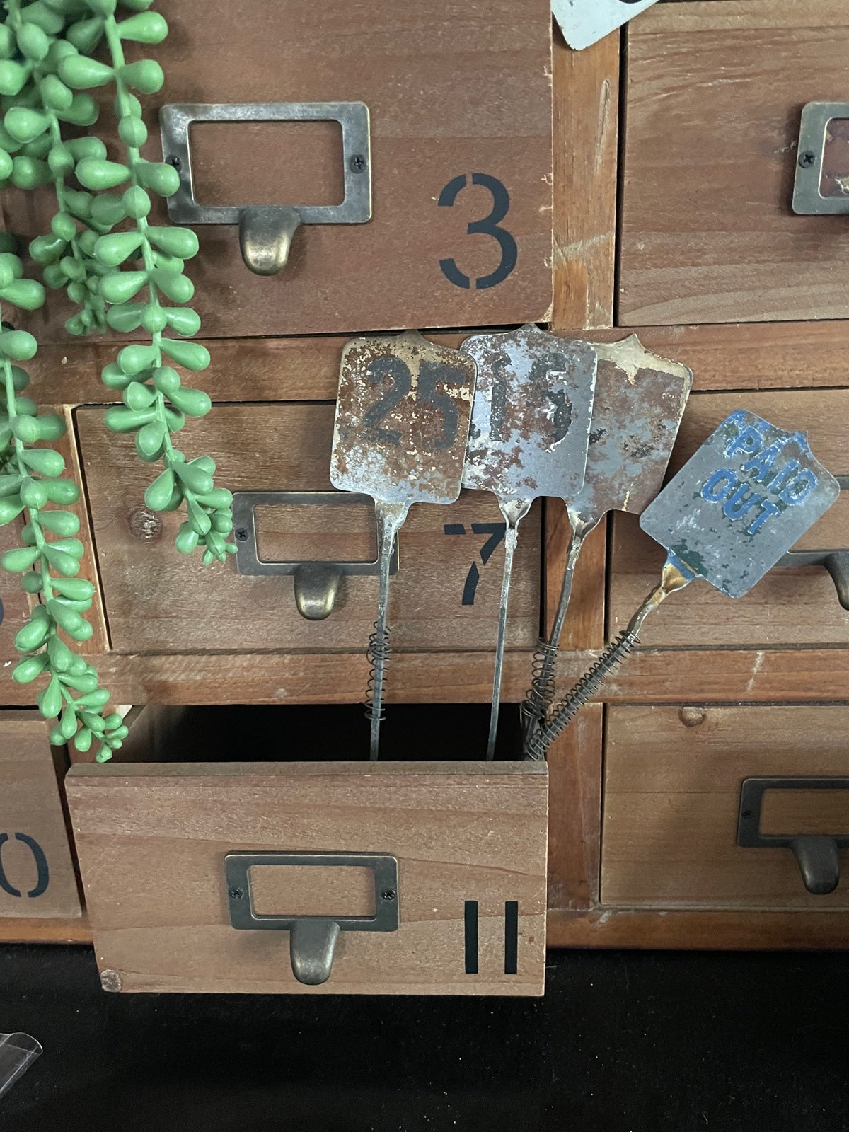 Vintage NCR cash register price flags (4)