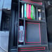 Center Console Organizer Tray Compatible with (2019-2022) Chevy Red Trim