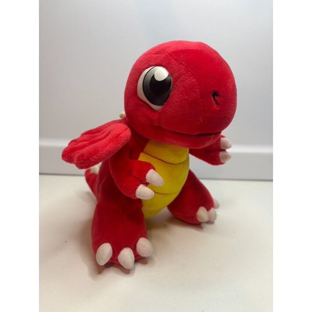 Pre-Owned Backflip Studios DragonVale Baby Fire Dragon Red Yellow Plush Toy 7