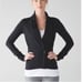 Lululemon Athletica Precision Black Jacket Size 8 Activewear Outdoor Running