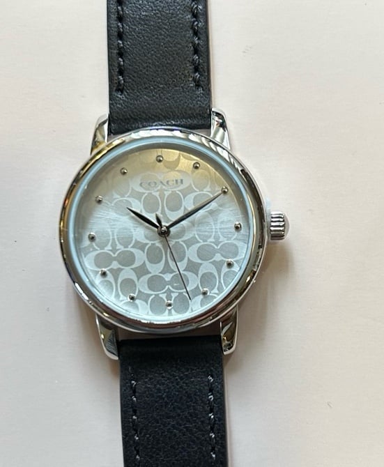 Coach Grand Watch With 28mm Coach Signiture Face